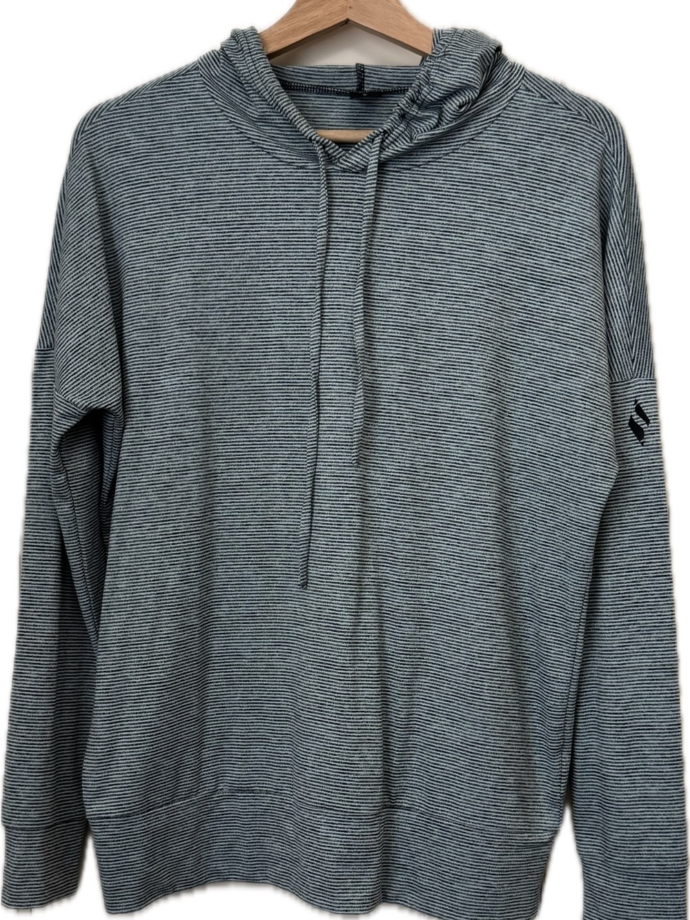 Skechers Women's Light Blue Striped Hoodie